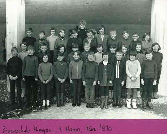 1970 school-3rd-class-March